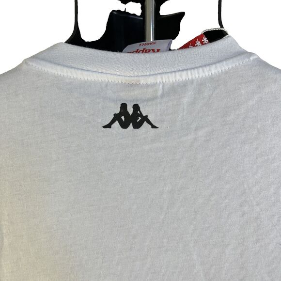New Mens Kappa Logo Authentic Sameer Man T-Shirt Size Small NWT White - Picture 5 of 9